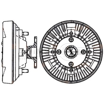 MAHLE L&uuml;fterkupplung - AL81448 - CFC 233 000P