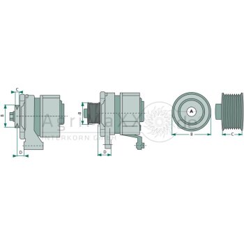 MAHLE Riemenscheibe - MGX 91KIT