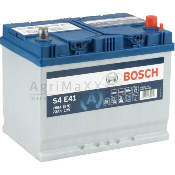 BOSCH Batterie S4 E41 12 V / 72 Ah - 0092S4E410
