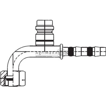 Manuli Fitting 90° IG 5/8”-18-UNF 06 mit HPV -...