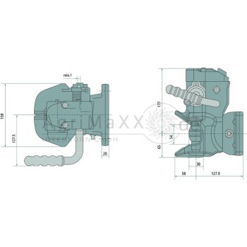 Rockinger Flanschkupplung - RO865B50301