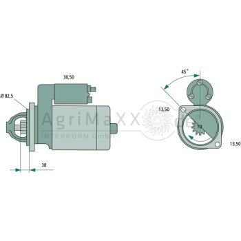 BOSCH Starter 12 V / 3,0 kW - 0986012420