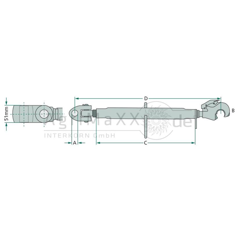 Mechanischer Oberlenker