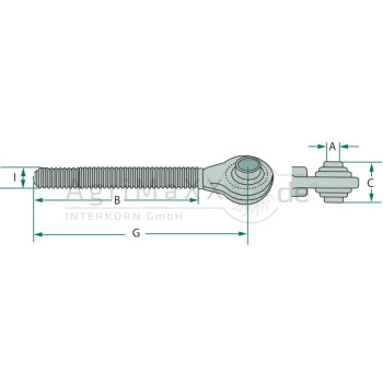 Kugelgelenkkopf - Durchmesser: 32 mm