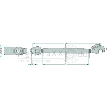 CBM Mechanischer Oberlenker - 7123PGCGH2552