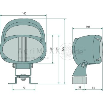 Arbeitsscheinwerfer