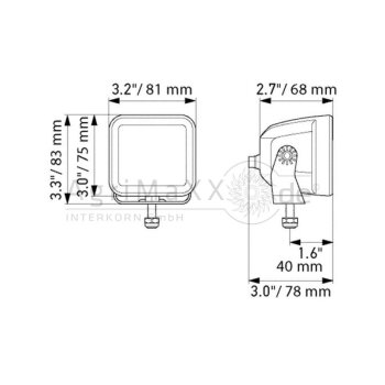HELLA LED Cube 3.2" Fernscheinwerfer - 1FA 358 176-861