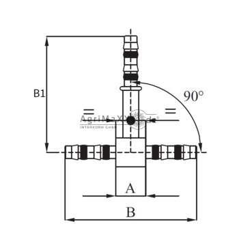 Manuli 3W Fitting 06 06 08 - C300T0-06-06-08