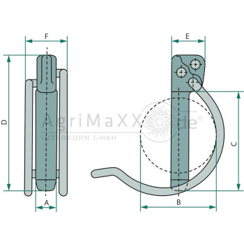 Rohrklappstecker