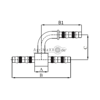 Manuli H Fitting 06 06 08 - C300H0-06-06-08