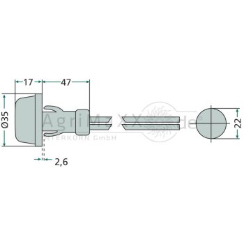 HELLA Positionsleuchte - 2PF 003 563-151