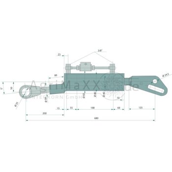 Hydraulische Hubstrebe