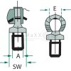 Stabilus Kugelzapfen - 4486MD
