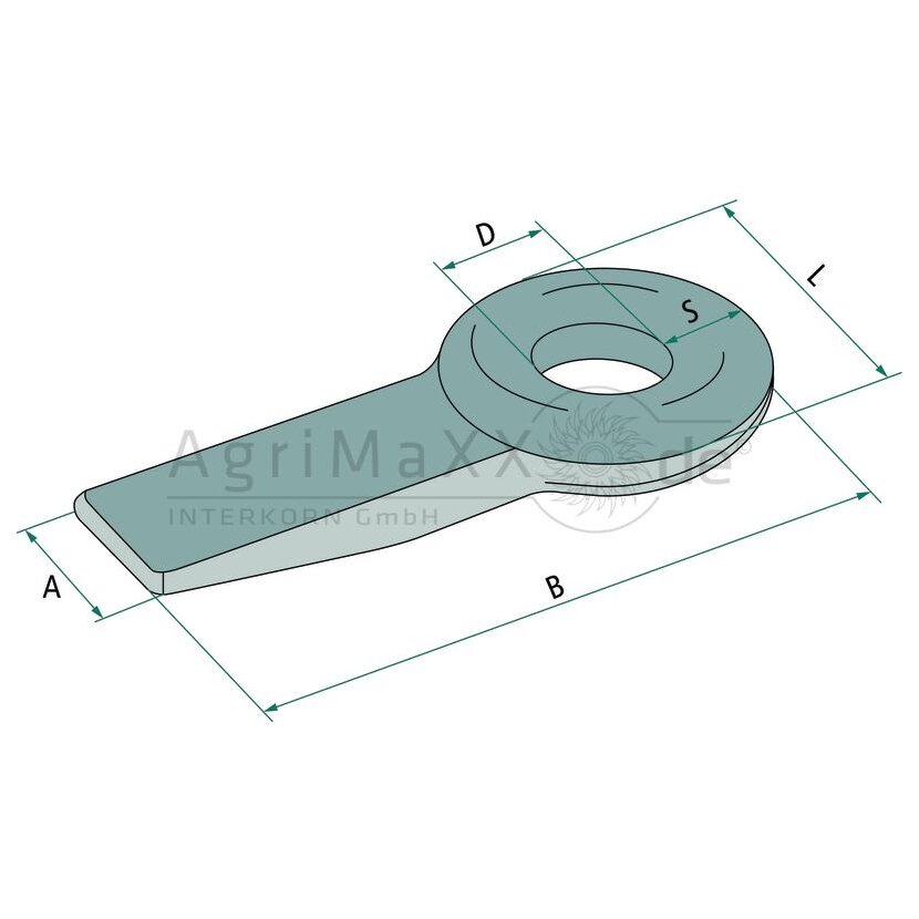 Zugöse - Durchmesser: 70 mm - Länge: 130 mm