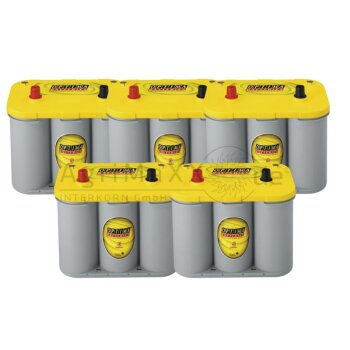 VE5 Paket YellowTop 12V 55Ah - 5 St&uuml;ck