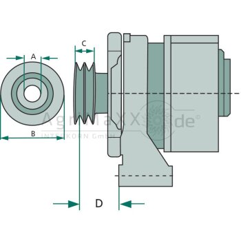 MAHLE Riemenscheibe - MGX 67KIT
