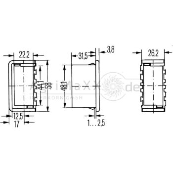 HELLA Druckschalter / -geber - 8HG 716 734-001