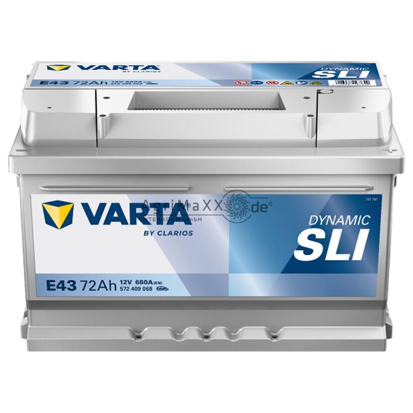 Varta Batterie Blue Dynamic 12 V / 72 Ah - 533092