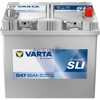 Varta Batterie Blue Dynamic 12 V / 60 Ah - 5604100543132