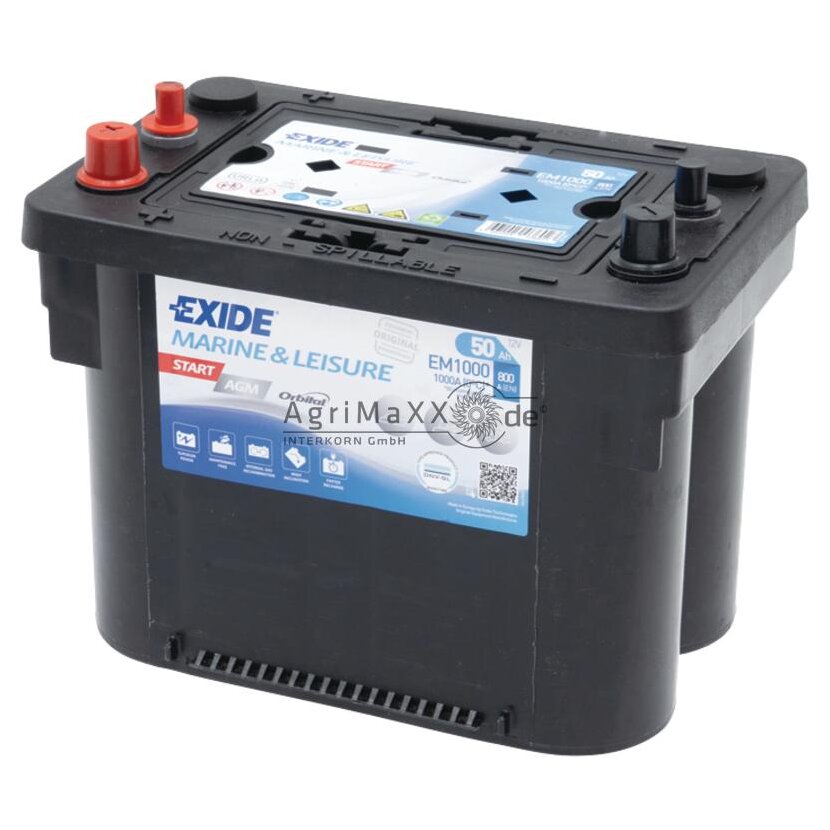 Exide Batterie Start AGM 12 V / 50 Ah - 9883116