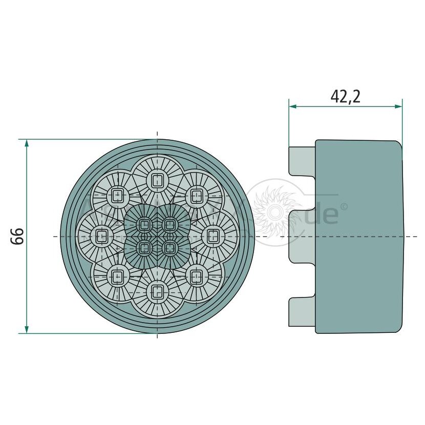 HELLA LED-Blinkleuchte - G737900020070, 2BA 009 001-431