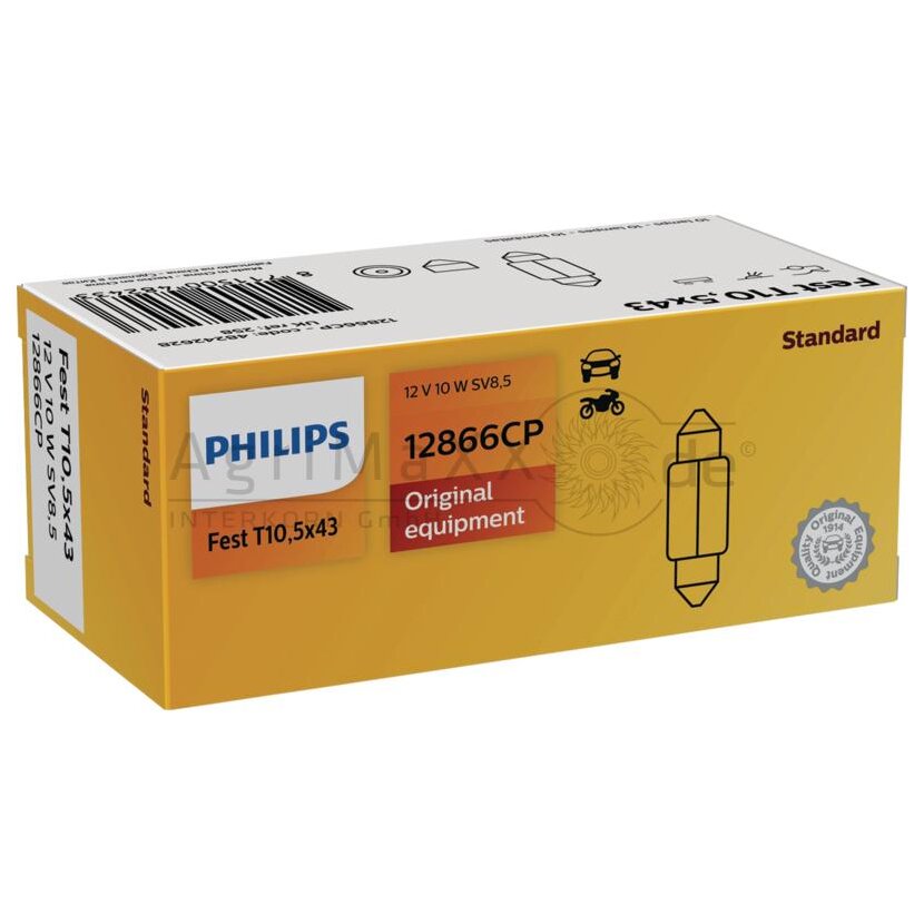 Philips Sofitte Festoon T10,5x43 - 12866CP -