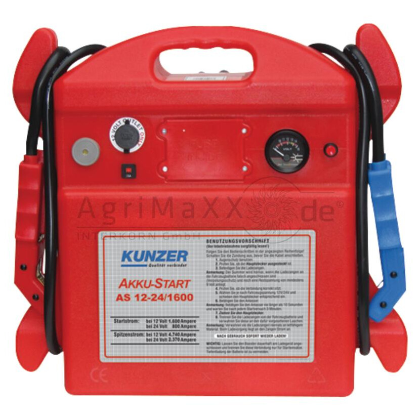 Kunzer AKKU-Start tragbar - AS 12-24/1600