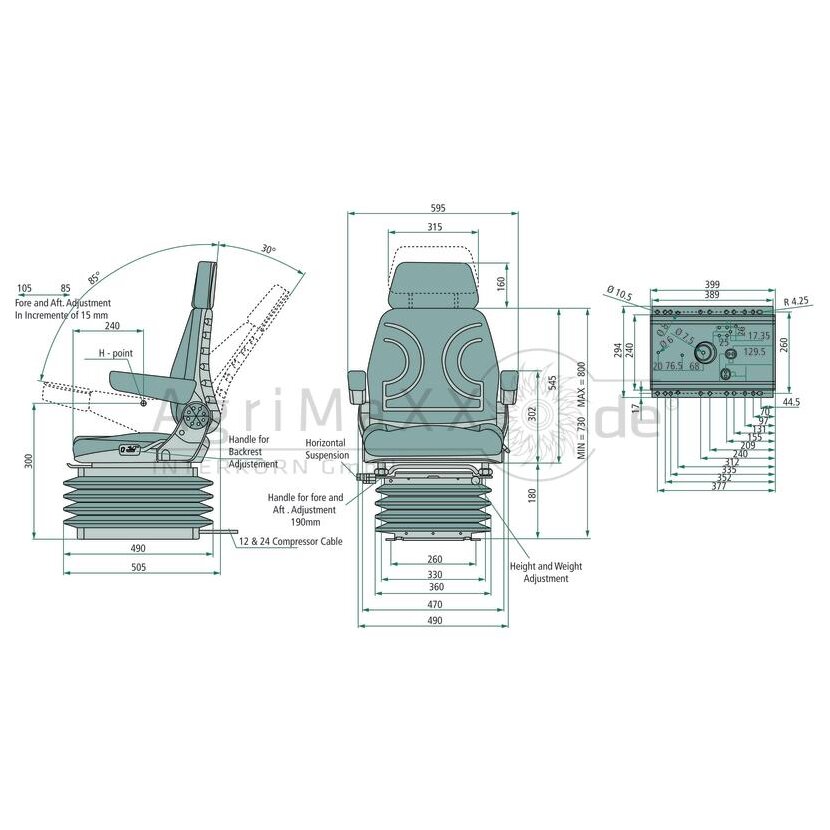 Sitz - ST PLUS TV6G CLOTH