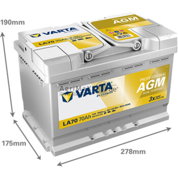 Varta Starterbatterie 12V 70Ah - 840070076C542