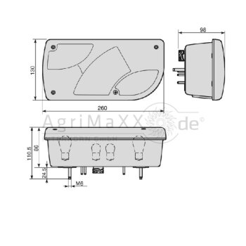 Cobo Heckleuchte - 11042960