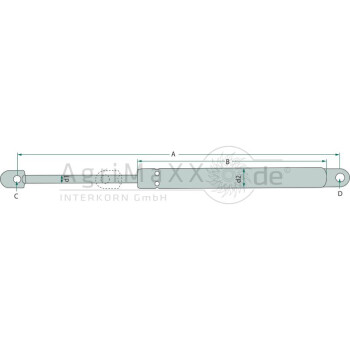 Stabilus Gasdruckdämpfer - 6016BU