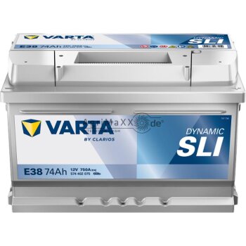Varta Batterie Silver Dynamic 12 V / 74 Ah - 5744020753162