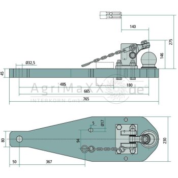 Scharmüller Tragplatte K80 - 00.960.597.3-A02