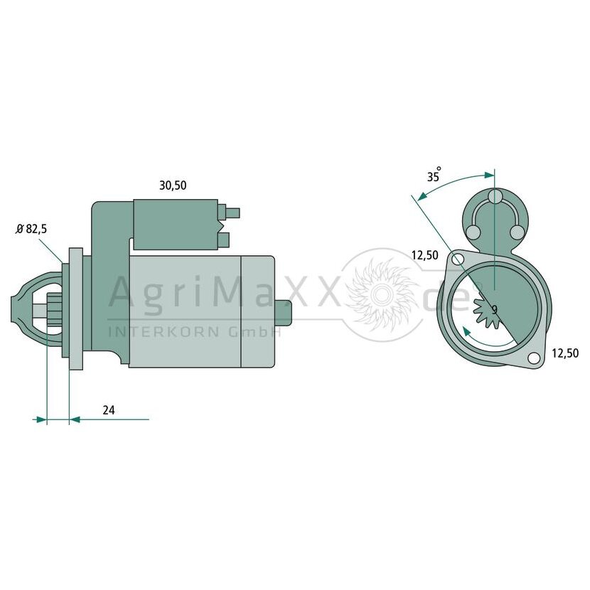 BOSCH Starter 12 V / 1,9 kW - 0986017310