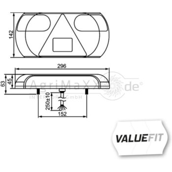 HELLA LED Rückleuchte - 2VP 357 016-011