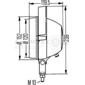 HELLA Arbeitsscheinwerfer - 1G3 005 760-021