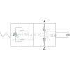 Oleodinamica Marchesini Hubbegrenzer NO-V-FCR 1T- 3/8""BSP - V0824