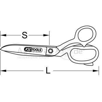 KS Tools Schere - 118.0076