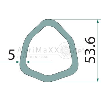 Profilrohr - Durchmesser: 5 mm - Länge: 3000 mm