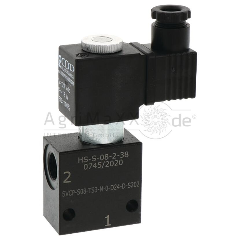Oleodinamica Marchesini 2/2- Wegeventil ZWV-E-NC-1-06-S-24V - H5D4S08TS3N0S06D24D0C