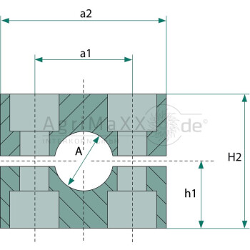 STAUFF X-Rohrschellen RS E 4 V 40