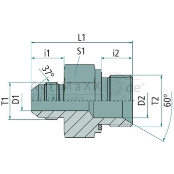 PH GA-AGJ 1.7/8 - AGR 1.1/2 WD VA - 1052510-24-24