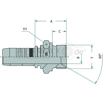 Manuli PN 08 AGR 3/8"" - M10510-05-06
