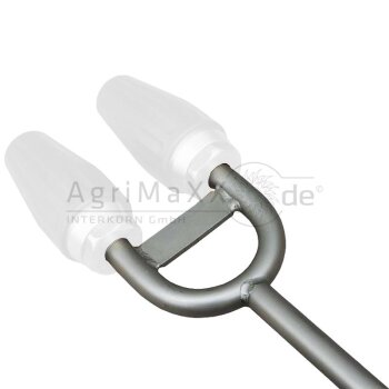 U-Strahlrohr - L&auml;nge: 900 mm - Edelstahl