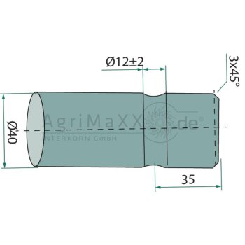 Zinken - Länge: 1250 mm