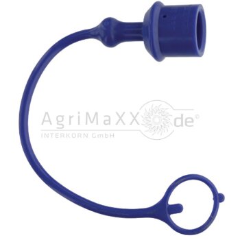 Faster FFH Staubkappe Stecker PVC DN10 Blau - TFF 38 B