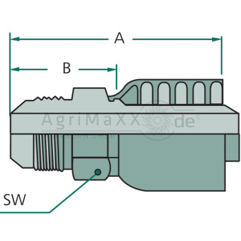 Parker PNE 12 AGJ 3/4"" - 10348-8-8