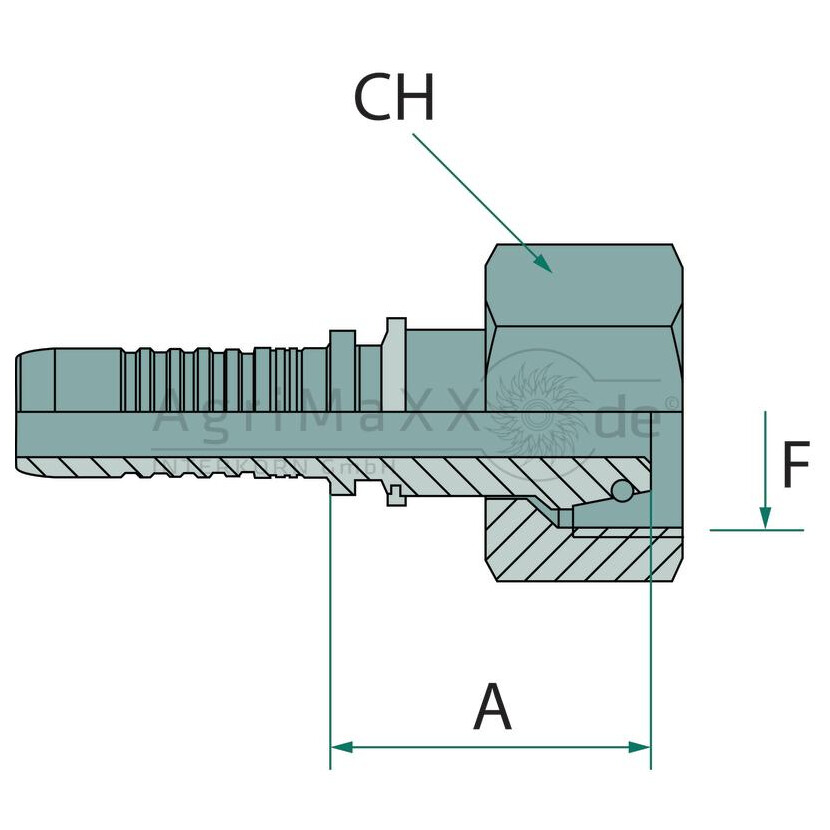 PN 06 DKOS M16x1.5 (8S) - M21613-04-16