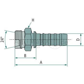 Gates PNB 20 AGS M42x2,0 (30S) - 12GS-30MDH