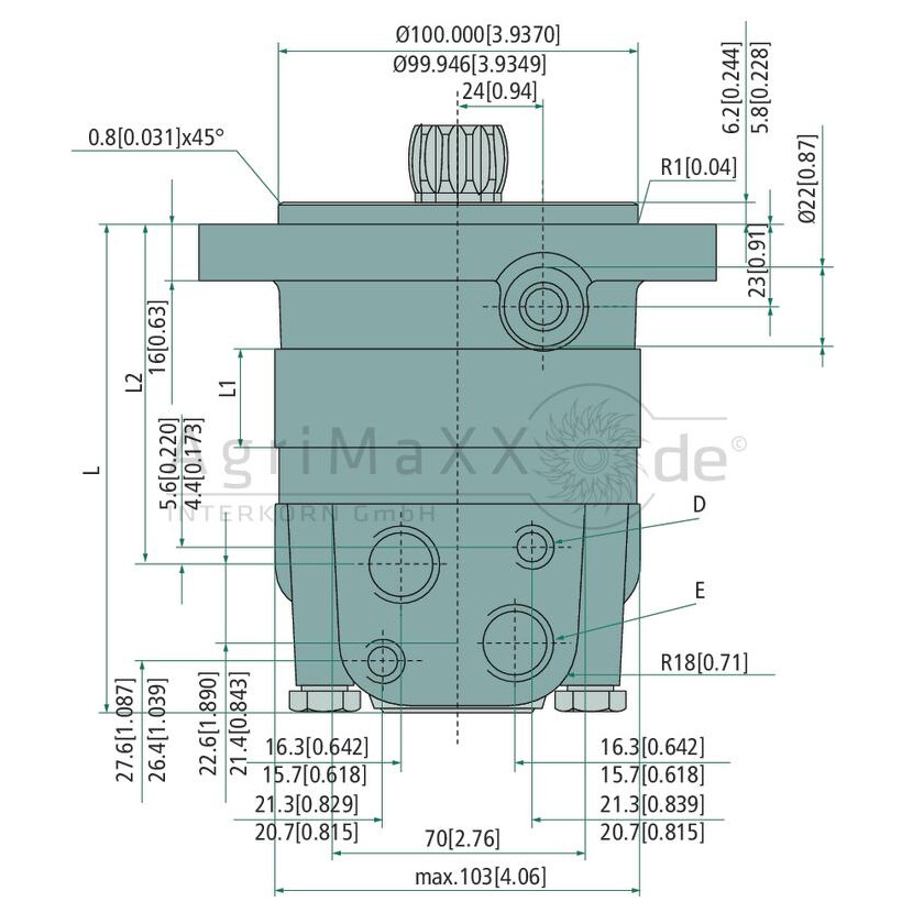 WHITE Motor OMSS 315 Short - 151-F-0541